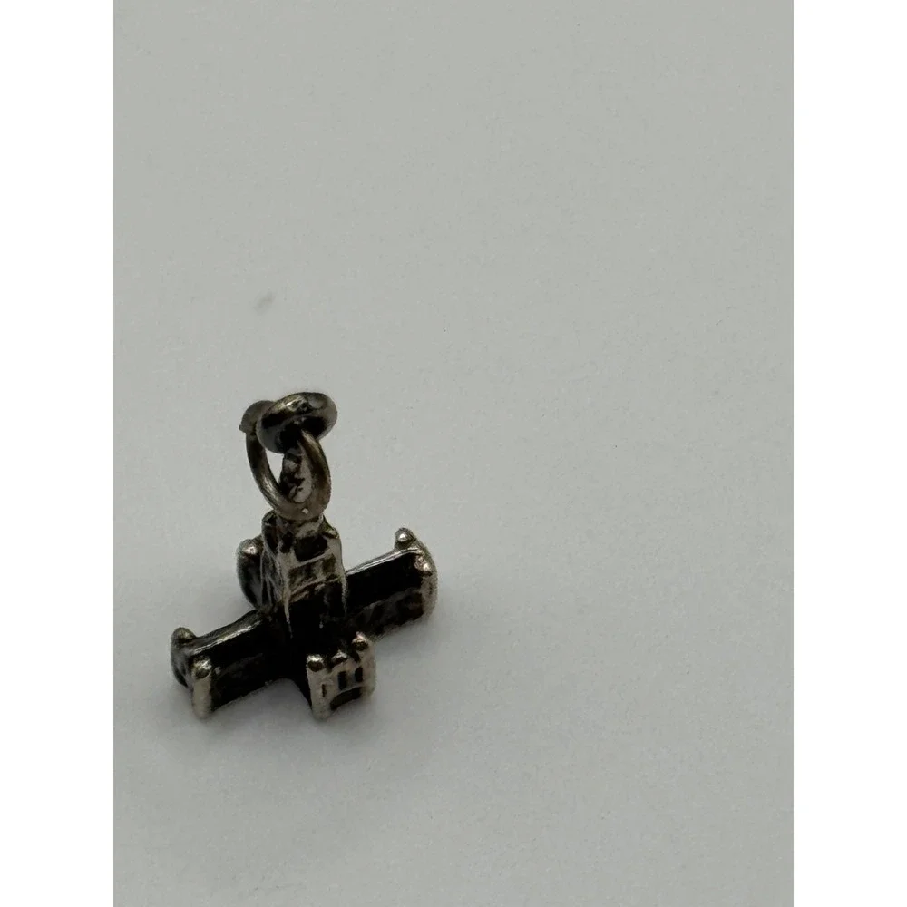 Vintage Sterling Silver Cathedral Charm England Travel Souvenir
